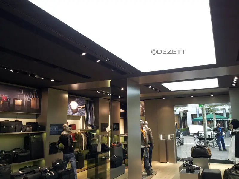 DEZETT Spanndecken & Lichtdecken - Lichtdecken im Porsche Design Store - Gallery 03
